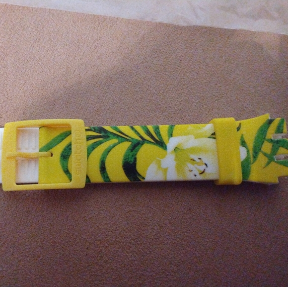 NIB Swatch Silicone Watch Band ASUOJ104 Limbo Dance - Picture 6 of 10